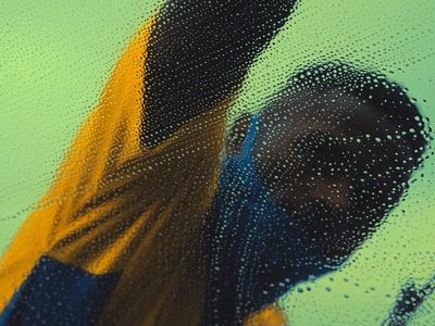 Serene landscape visible through a clean window frame